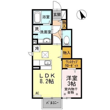 グリッターSの物件間取画像